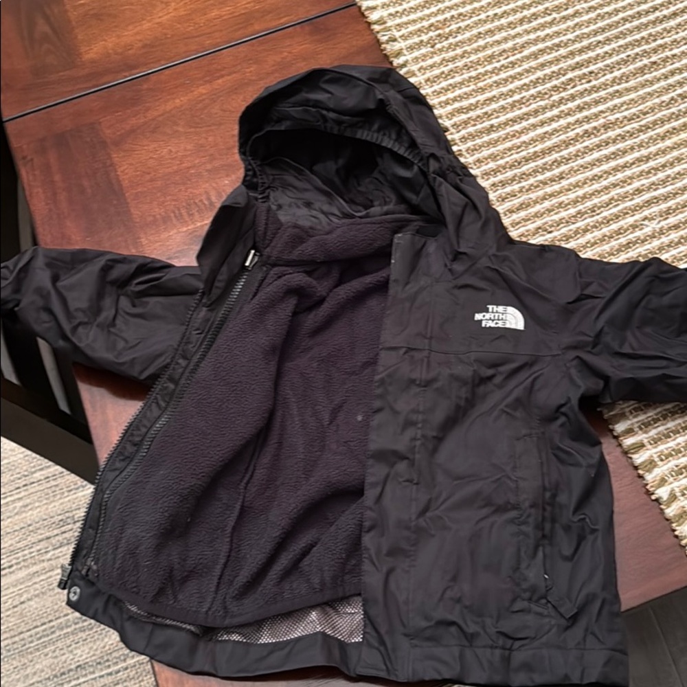 2T northface jacket with fleece liner